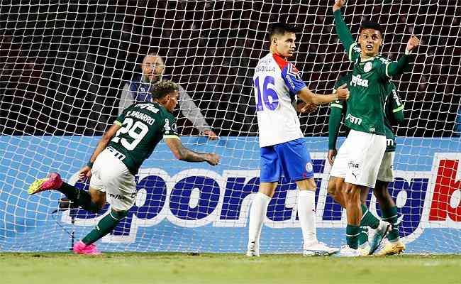 Palmeiras venceu o Cerro Porteo de virada: 2 a 1