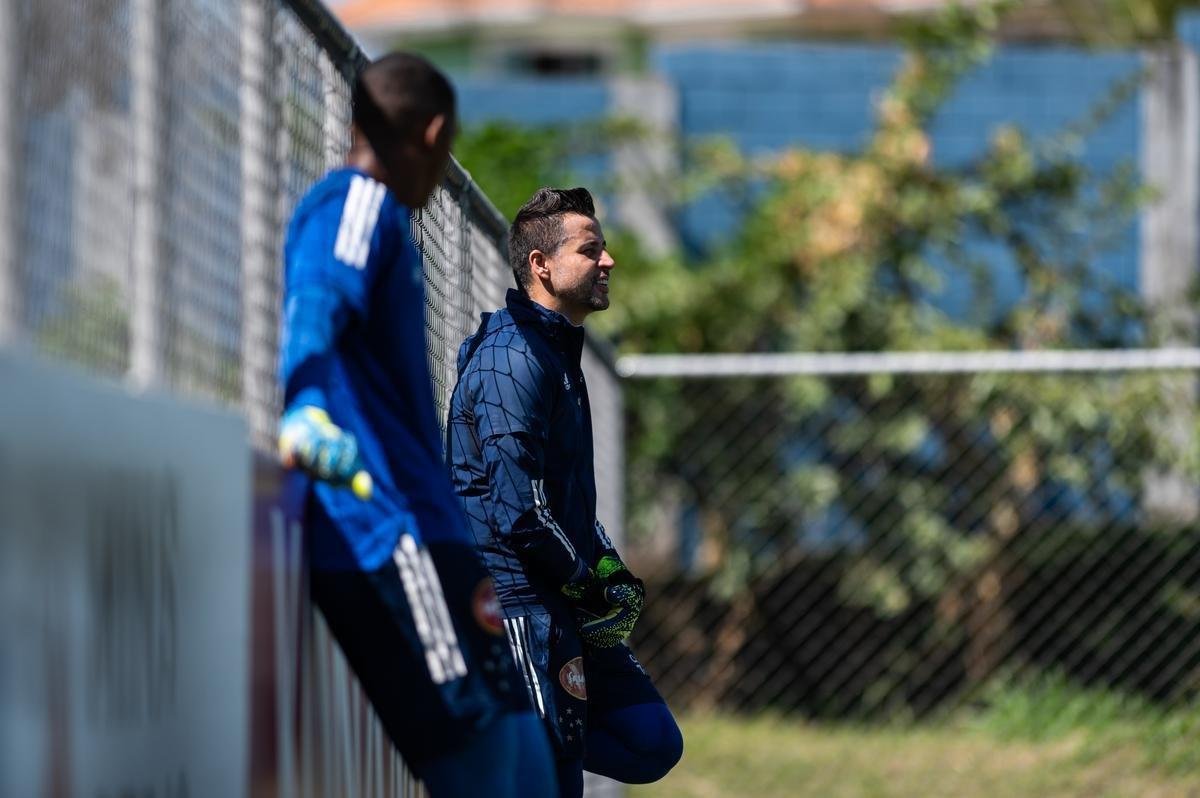 Fotos do treino do Cruzeiro desta terça-feira, na Toca da Raposa II