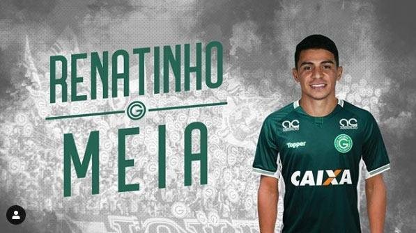 O Gois anunciou a contratao do meia Renatinho