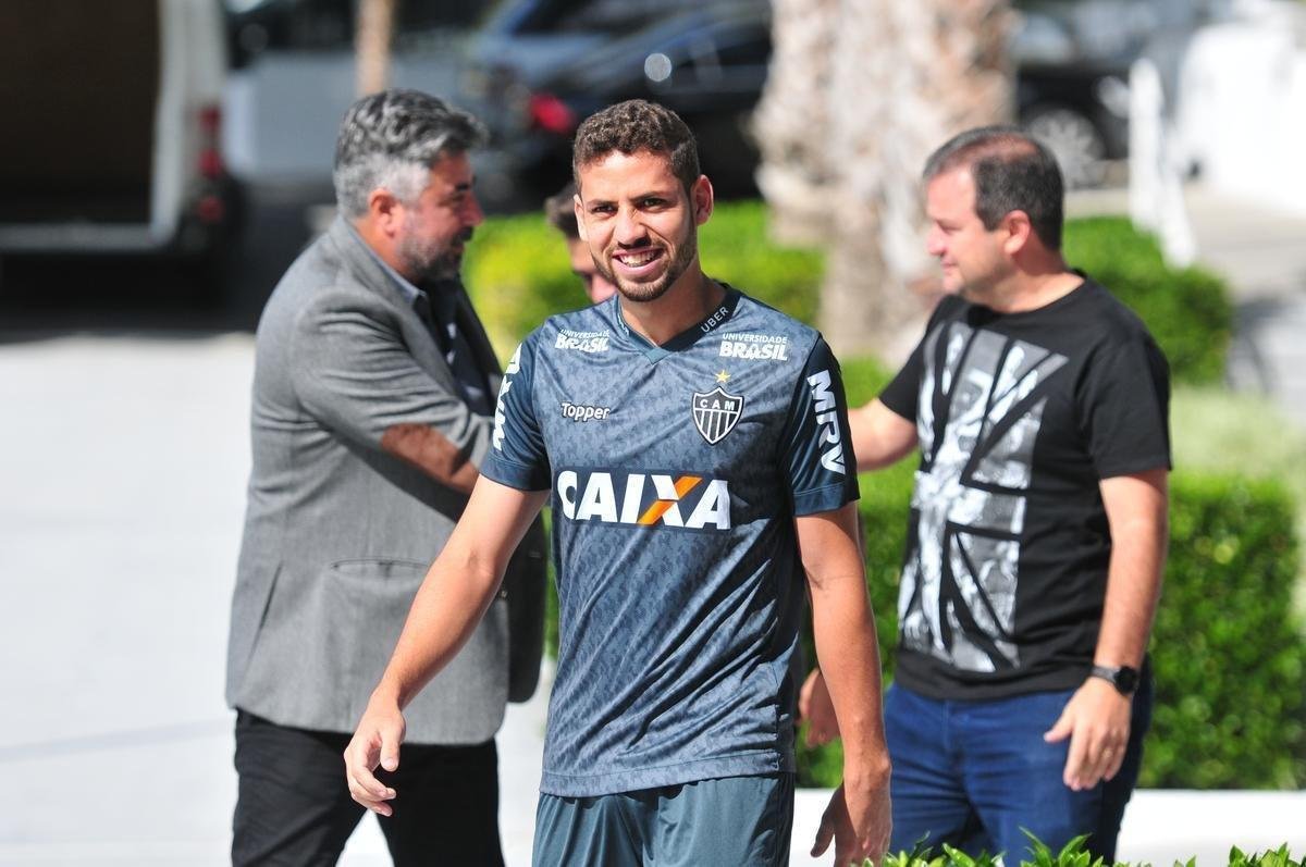 Gabriel completou 100 jogos pelo Atltico no empate por 0 a 0 com o San Lorenzo, no jogo de ida da Copa Sul-Americana, em 11 de abril