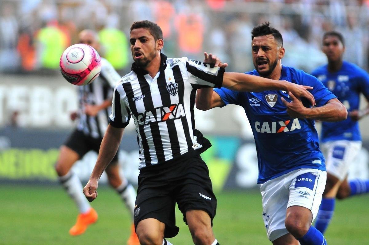 Imagens do clssico entre Atltico e Cruzeiro, no Independncia