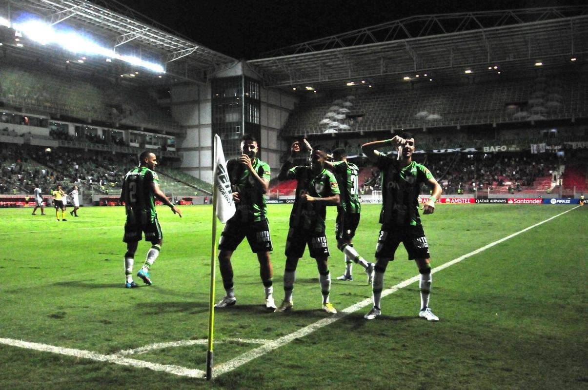 Fotos do jogo entre Amrica e Tolima, no Independncia, em Belo Horizonte, pela terceira rodada do Grupo D da Copa Libertadores 2022
