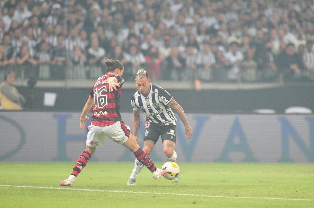 Fotos do jogo de ida das oitavas de final da Copa do Brasil, entre Atltico e Flamengo, no Mineiro (22/6/2022)