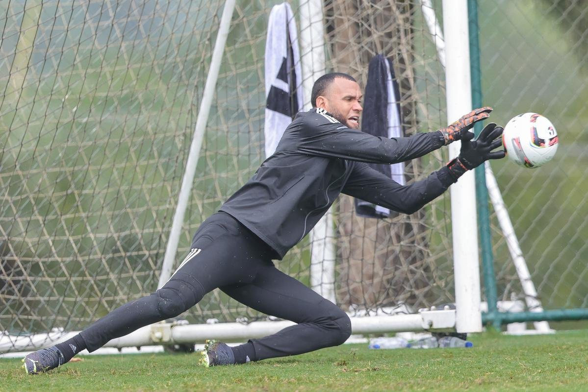 Treino do Atltico na Cidade do Galo, na manh desta tera-feira (24/1).