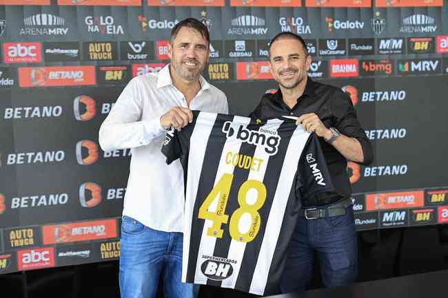 Eduardo Coudet fala sobre esquema de jogo para o Galo e elogia elenco