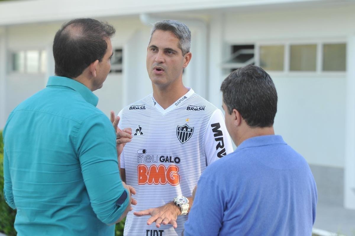 Fotos do ltimo treino do Atltico antes do jogo contra o Unin La Calera