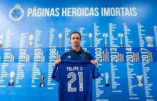 Felipe Conceio assinou com o Cruzeiro at dezembro de 2021