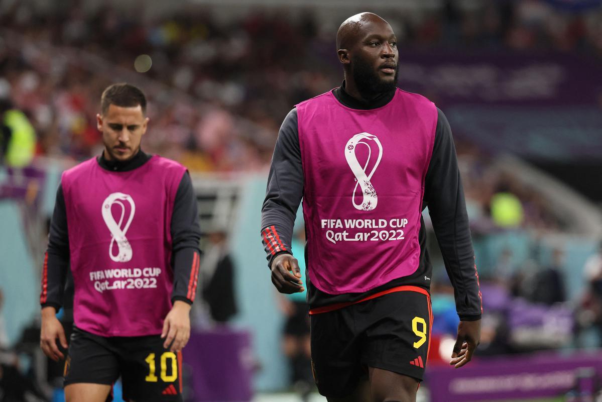 No Estdio  Ahmad Bin Ali, Crocia e Blgica duelam pela ltima rodada do Grupo F da Copa do Mundo do Catar