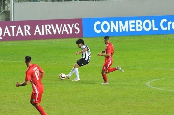 Fotos do primeiro tempo de Atltico x Unin La Calera, no Independncia, pela Sul-Americana