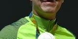 Imagens da comemora��o da primeira medalha do Brasil nos Jogos do Rio
