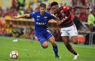 Fotos da vitria do Cruzeiro sobre o Flamengo por 2 a 0, nesta quarta-feira, no Maracan. Gols de Arrascaeta e Thiago Neves garantiram ao time celeste vantagem nas oitavas de final da Copa Libertadores