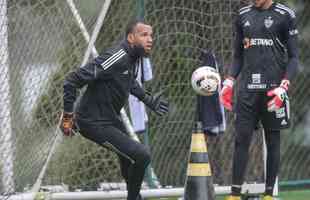 Treino do Atltico na Cidade do Galo, na manh desta tera-feira (24/1).