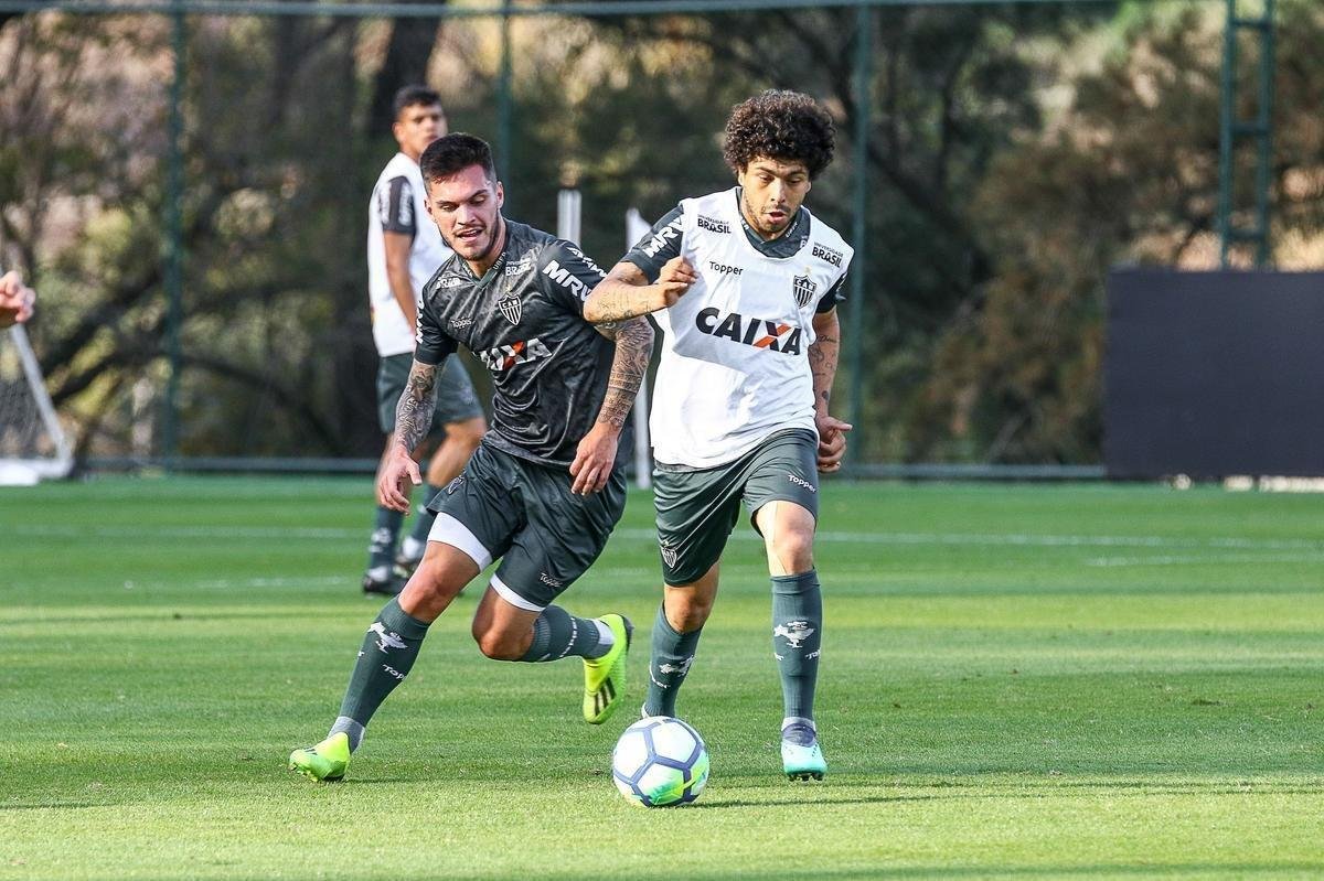 Com Nathan em campo, Galo iniciou preparao para enfrentar o Bahia, na segunda, s 20h, pela 16 rodada do Brasileiro