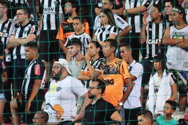 Fotos do jogo entre Atltico e Grmio