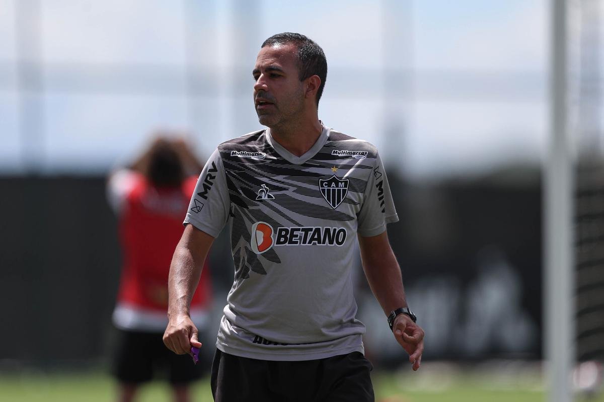 Treino do Atltico em 15/3/2021, na Cidade do Galo