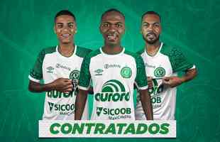 Rodrigo Varanda (Atacante), Carlos Orejuela (Atacante) e Claudinho (Meia) - Chapecoense