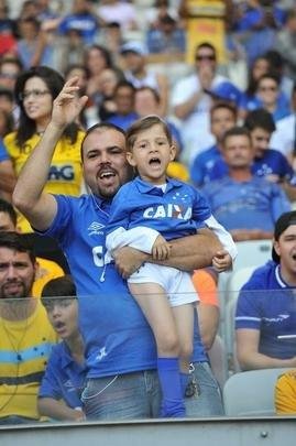 Torcedores de Cruzeiro e Botafogo, no Mineiro, em duelo pela 19 rodada do Brasileiro