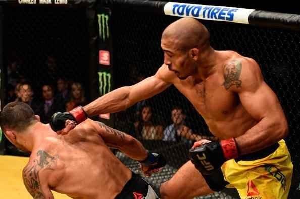 Imagens do retorno triunfal de José Aldo ao UFC