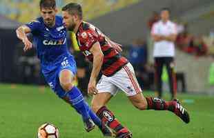 Fotos da vitria do Cruzeiro sobre o Flamengo por 2 a 0, nesta quarta-feira, no Maracan. Gols de Arrascaeta e Thiago Neves garantiram ao time celeste vantagem nas oitavas de final da Copa Libertadores