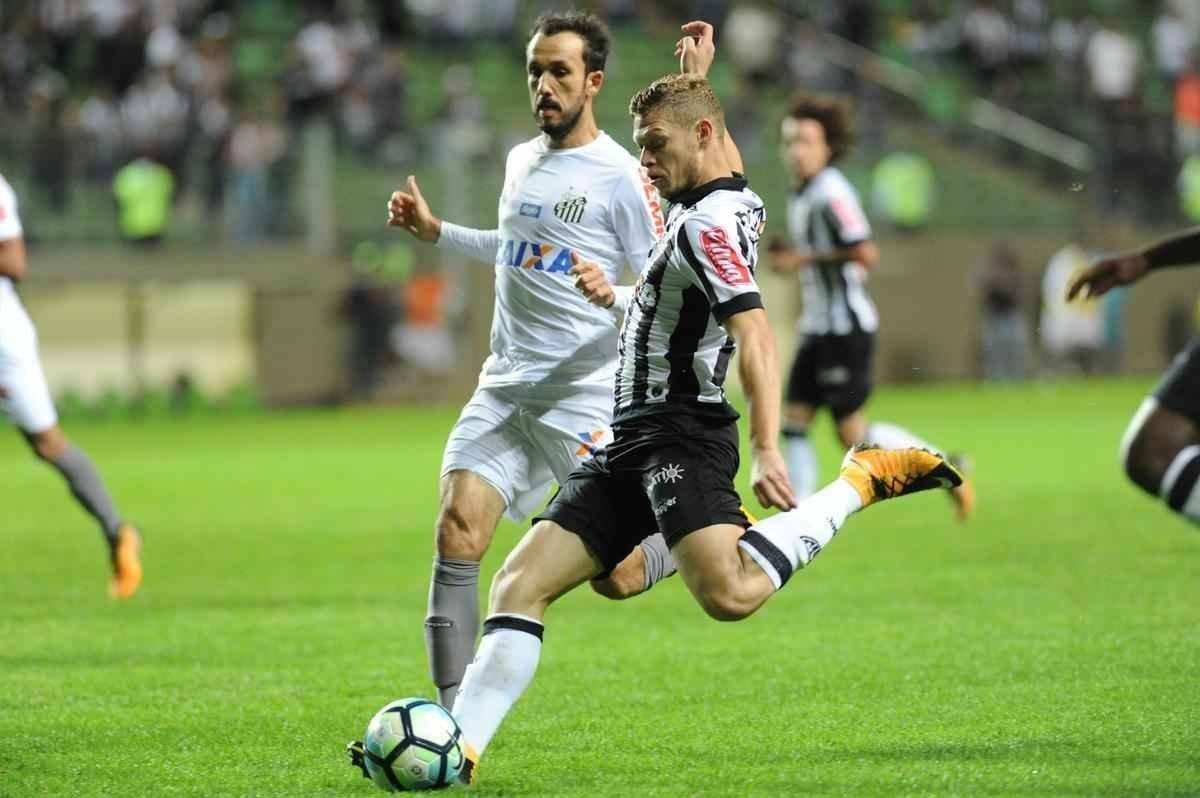 Atltico e Santos se enfrentaram, no Independncia, pela 13 rodada do Campeonato Brasileiro