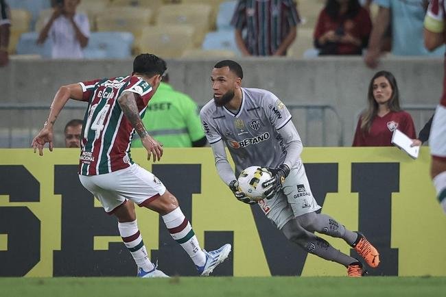 As fotos dos gols do Atltico na partida contra o Fluminense, no Maracan, pela 10 rodada da Srie A