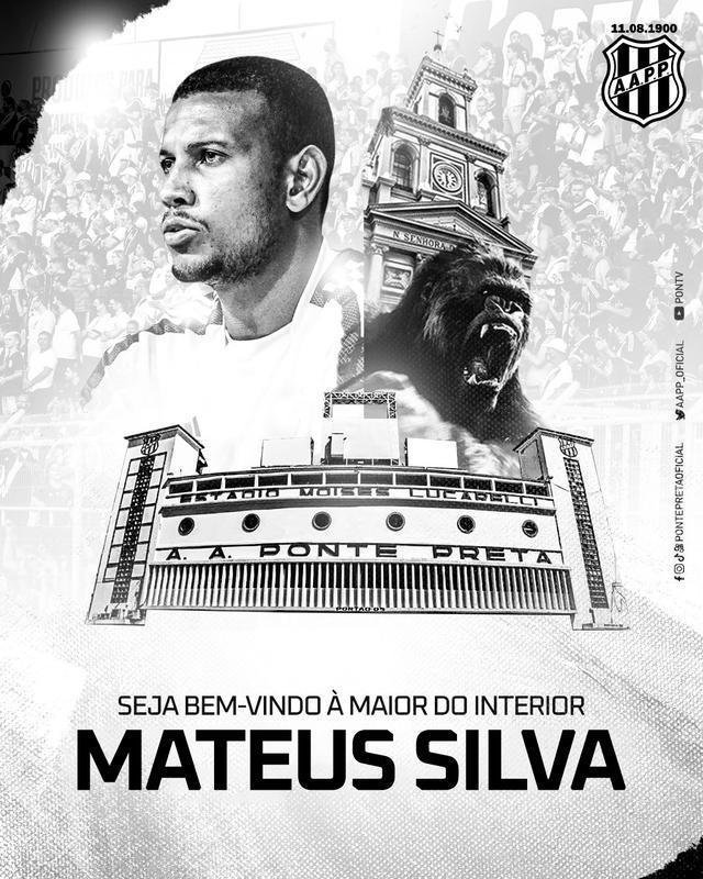Mateus Silva, zagueiro (Ponte Preta)