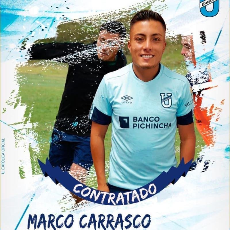 Marco Carrasco, meio-campista (Universidad Catlica-EQU)