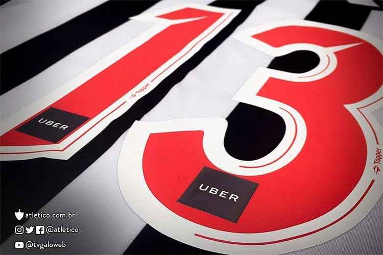 Atlético-MG anuncia patrocínio da Uber até dezembro