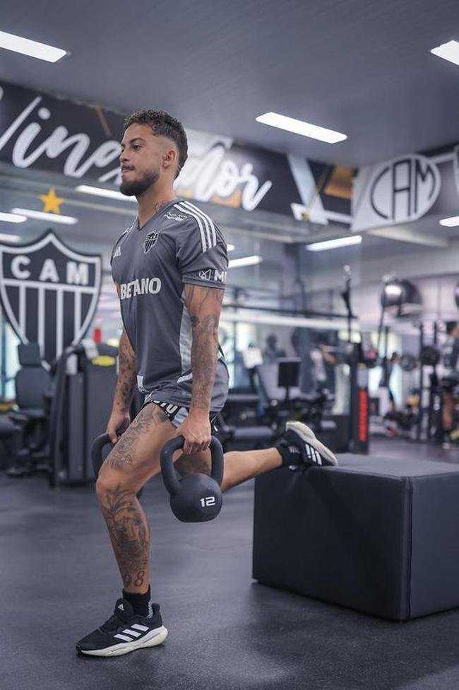 Treino do Atltico na Cidade do Galo, na manh desta tera-feira (11/10).