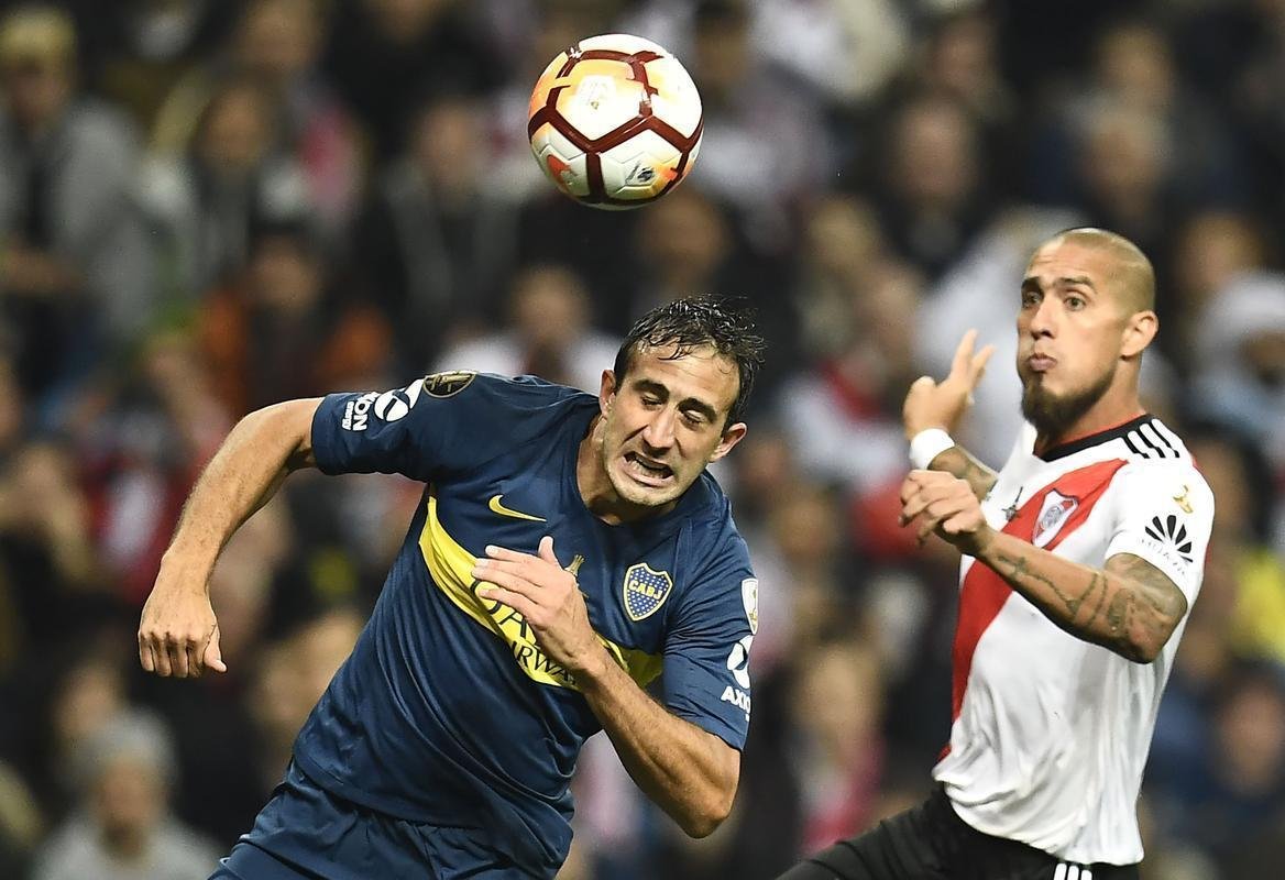 Imagens da finalssima da Copa Libertadores, entre River e Boca, no Santiago Bernabu, em Madri
