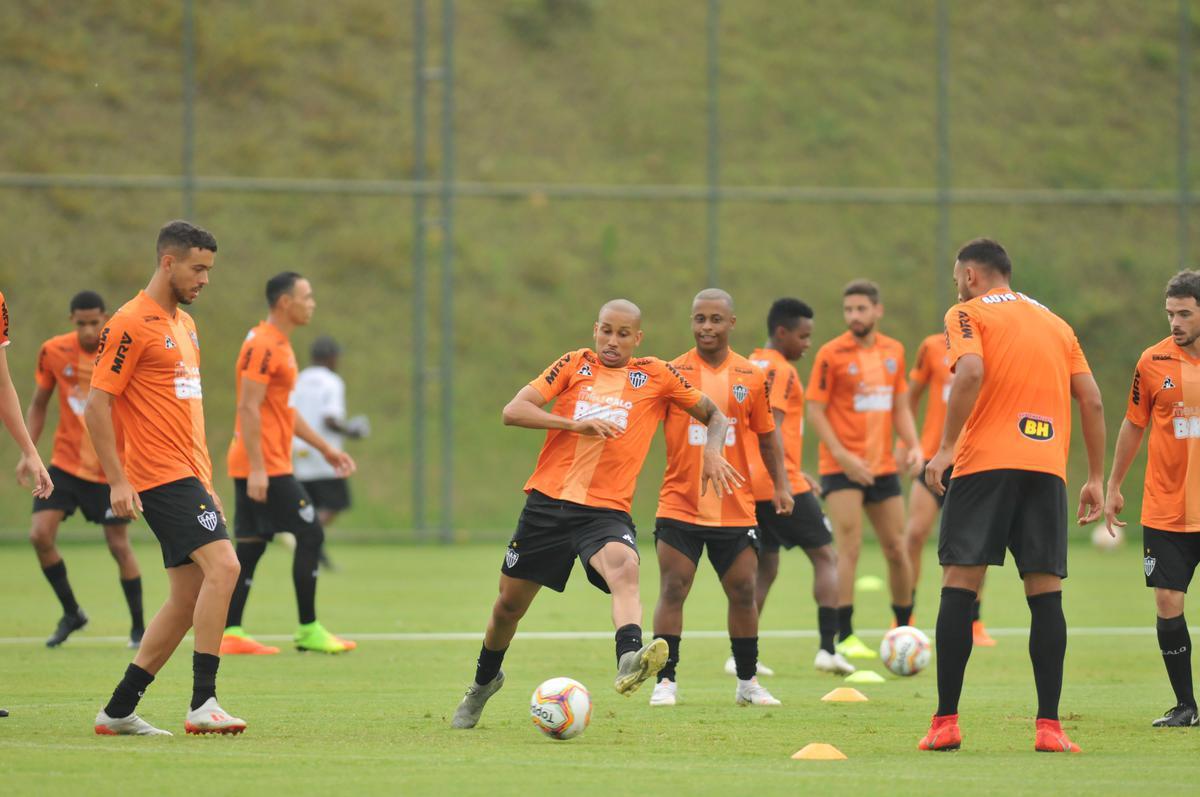 Atltico treinou na tarde desta quinta-feira, na Cidade do Galo
