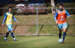 Cruzeiro realizou atividade de preparao para amistoso contra o Corinthians, nesta quarta