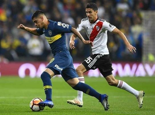 Imagens da finalíssima da Copa Libertadores, entre River e Boca, no Santiago Bernabéu, em Madri