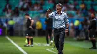 Treinador valorizou o resultado de empate contra o Bahia no jogo de ida das quartas de final