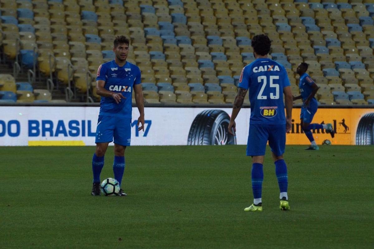 Fotos do treino do Cruzeiro no Maracan antes de jogo de ida da final da Copa do Brasil