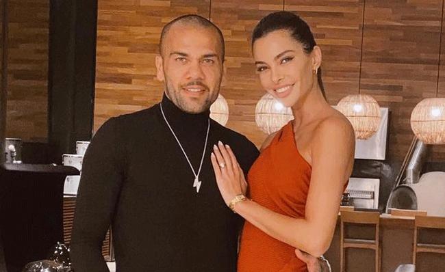 Daniel Alves e Joana Sanz são casados desde 2017