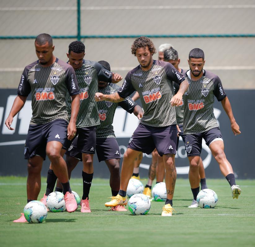 Treino do Atltico nesta tera-feira, na Cidade do Galo