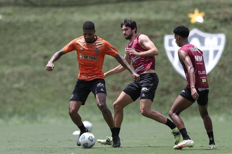 Treinamento do Atlético neste sábado, após o título brasileiro