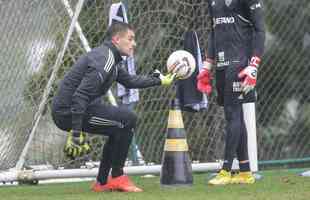 Treino do Atltico na Cidade do Galo, na manh desta tera-feira (24/1).