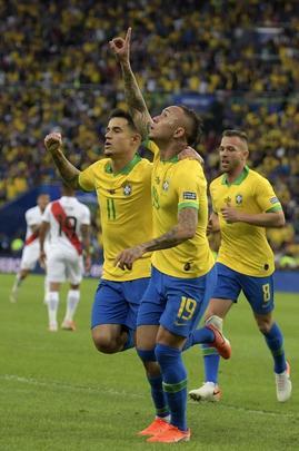 Fotos da decisão da Copa América entre Brasil e Peru, no Maracanã