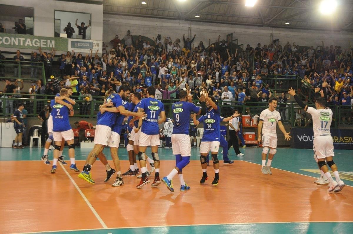 Cruzeiro venceu o Taubat por 3 sets a 1 e garantiu vaga na final da Superliga Masculina