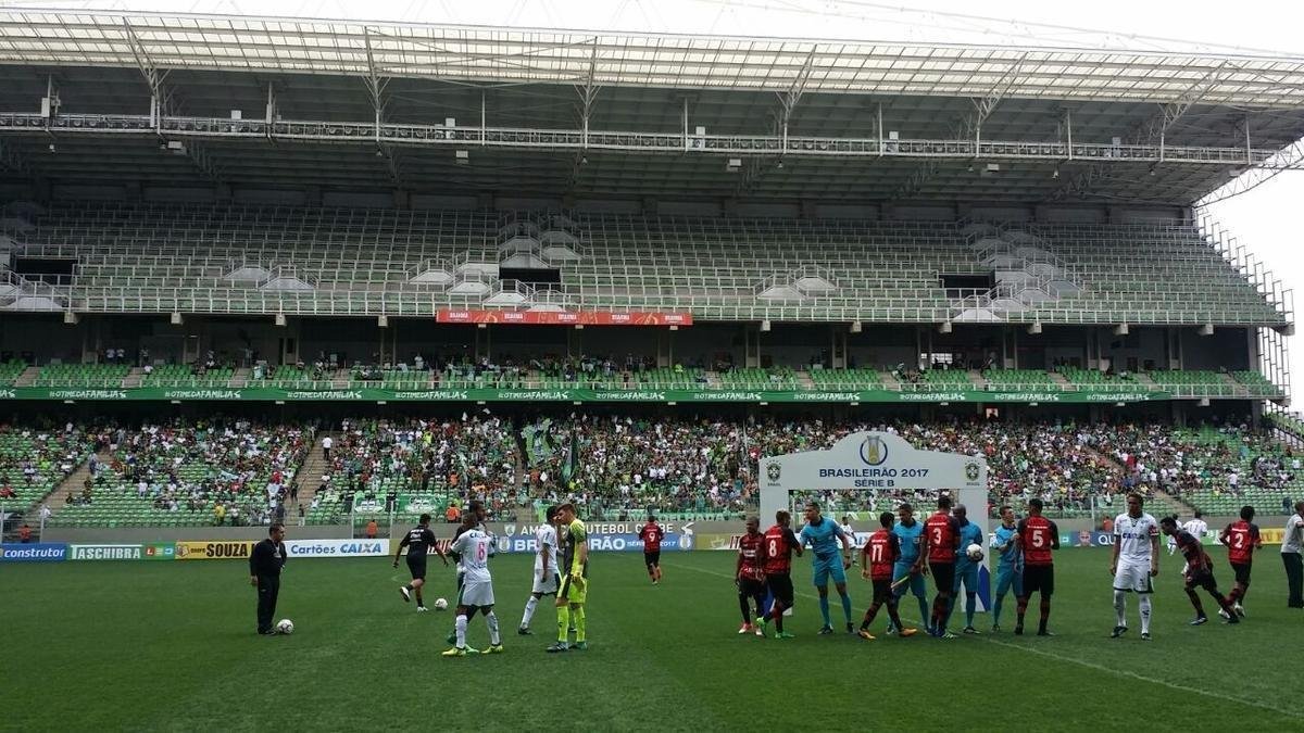 Amrica x Oeste pela 27 rodada da Srie B do Brasileiro