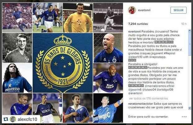 Everton Ribeiro, ex-jogador do Cruzeiro