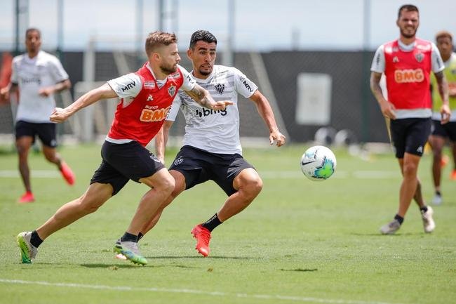 Veja fotos do treino do Atl�tico