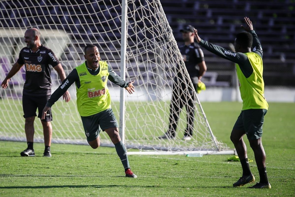 Veja fotos do ltimo treino do Atltico antes do jogo contra o Nacional-URU