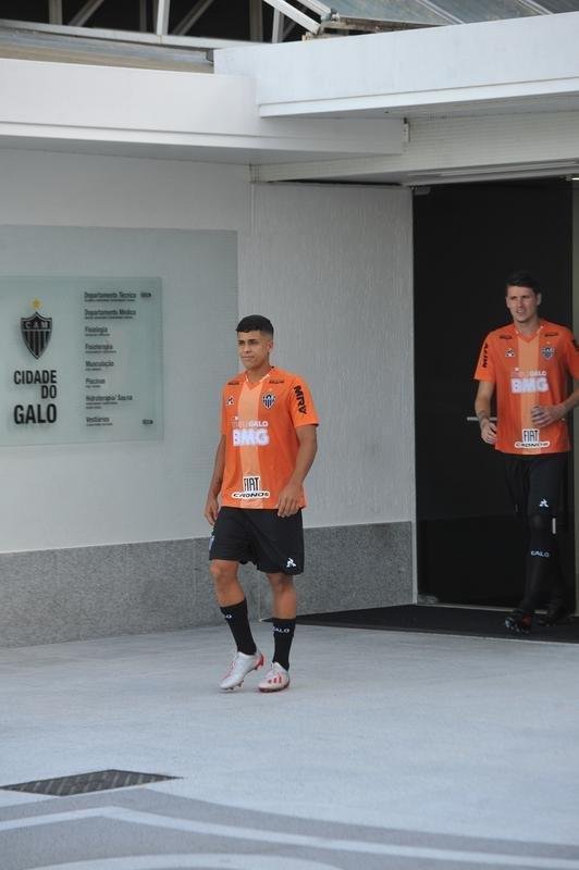 Fotos do ltimo treino do Atltico antes do jogo contra o Unin La Calera