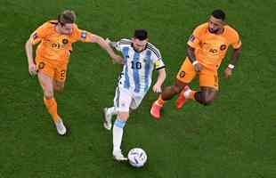 Fotos do jogo entre Holanda e Argentina, pelas quartas de final da Copa do Mundo do Catar