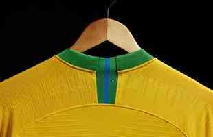 CBF apresentou linha completa de uniformes da Seleo Brasileira para Copa do Mundo da Rssia