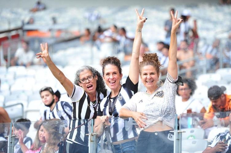 Torcida do Atltico no jogo de ida da final da Copa do Brasil de 2021, contra o Athletico-PR, no Mineiro, em BH