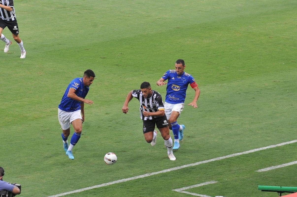 Fotos do clssico entre Atltico e Cruzeiro, no Mineiro, em BH, pela nona rodada do Campeonato Mineiro de 2022